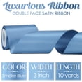 thumbnail image 2 of Cinta decorativa MEEDEE Lux satinada de doble cara, 7,5 cm, 2 of 9