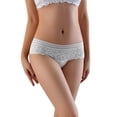thumbnail image 1 of Gibobby Pantaleta de encaje para mujer Encaje No Show Bikini Soft Breathe Bragas sin Sexy Hipster Ropa interior para mujeres(Gris,CH), 1 of 5