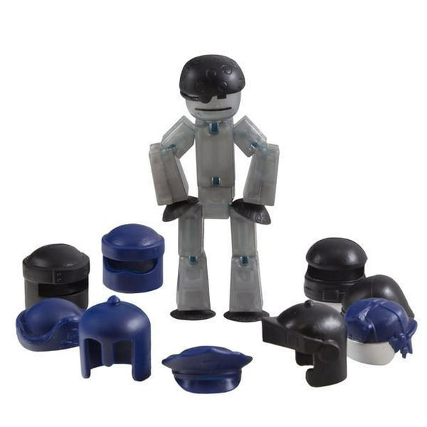 Zing Stikbot Action Pack Helmet Stop Motion Animation Toy Figures