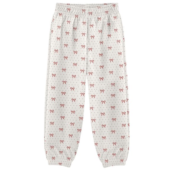 Red Bow Tie Boys Pants Kids Casual Sweatpants Joggers Toddler Sports Pants 3-10 Years