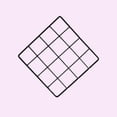 thumbnail image 4 of 2 Pcs Multifunctionl Metal Mesh Photo Grid Panel Wall Decor Photo Wall Wall Display Organizer (Black), 4 of 8