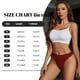 thumbnail image 5 of Fotbe Red Black Houndstooth Tanga Sin Costuras para Mujer con Estampado – Panties Invisibles, Transpirables y Cómodos para Uso Diario-Medium, 5 of 6