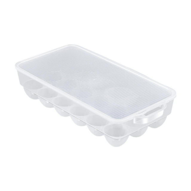 Caja de almacenamiento de huevos transparente, solución de almacenamiento de huevos, contenedor de almacenamiento, accesorio de cocina ligero, soporte