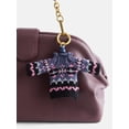 thumbnail image 2 of Free Assembly Women's Mini Sweater Bag Charm, Navy/Pink, 2 of 3