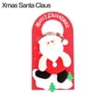 thumbnail image 1 of Door Sign Christmas Snowman Pattern Door Sign with Hanging Hole Flannel Porch Party Sign Plate for Gifts, 1 of 6
