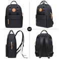 thumbnail image 5 of Mochila escolar unisex KAUKKO KS07-Black con compartimento para portátil de 10 pulgadas, 5 of 5