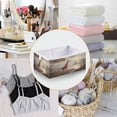 thumbnail image 7 of Foldable Fabric Storage Bin Home Cubes Clothing Organizer Bins Large Collapsible Box Basket for Home Organizer Oil Painting Of Giraffe, 7 of 7