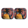 thumbnail image 7 of Daiia Abstract Pattern Penguin 2PCS Car Windshield Sun Shade, Foldable Sun Shield for Car Front Window, Auto Sun Blocker Visor Protector Universal for Truck SUV Pickup-Small, 7 of 7