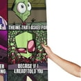 thumbnail image 2 of Invader Zim Shower Curtain Bathroom Decor Polyester Waterproof Bath Curtains With Hooks 60x72 Inches, 2 of 8