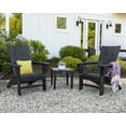 thumbnail image 2 of POLYWOOD Modern 3-Piece Curveback Outdoor Adirondack Set in Slate Grey, 2 of 2