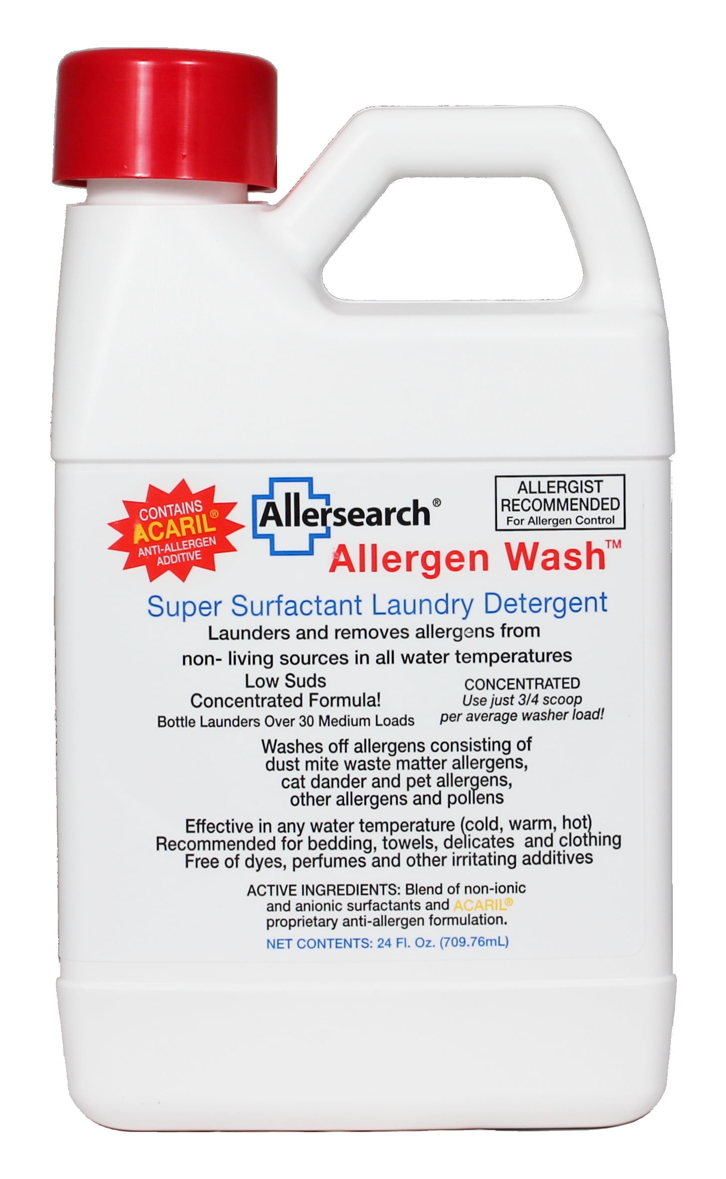 Allersearch Allergen Wash Laundry Detergent 24 oz