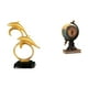 thumbnail image 1 of Figura de globo de delfín realista y moderna, reloj de escritorio coleccionable, adorno artesanal para el hogar, la oficina, , la mesa, la, 1 of 8