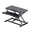 Black, variant on PORKISS Desk Converter, Height Adjustable Standing Desk Converter, Laptop Workstation with Keyboard Tray, White