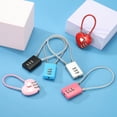 thumbnail image 5 of Uxcell Cable Combination Steel Rope for Gym Bikes Cabinets Wardrobes Small Fences 4.3" Blue, 5 of 7