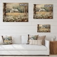 thumbnail image 4 of Designart "Dogwood Beauty at the Farm in White and Grey II" Landscapes Print on Natural Pine Wood, 4 of 5