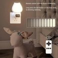 thumbnail image 3 of Smart Rotating Cat Ear Lamp with Remote Control Brightness Adjustables Bedsides Light for Bedroom, 3 of 5