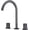 Gray, variant on Bathroom Mixer Sink Tap Basin Faucet Black Deck Mounted Brass Dual Holder Three-Hole Hot Cold Vanity Water Tapware