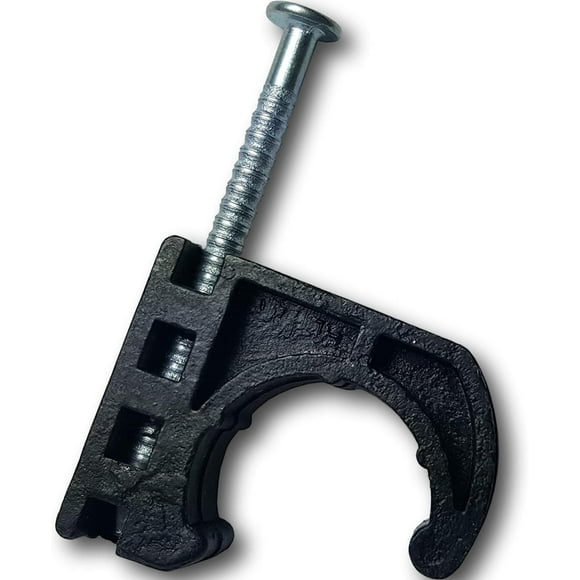 Qucyy J Clamps for 1/2" Pex, Copper, CPVC Tubing ect. Tube Talons with Nail, 26-4-2 (50) Plastic