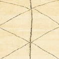thumbnail image 1 of Ahgly Company Indoor Square Abstract Brown Gold Solid Area Rugs, 4' Square, 1 of 6