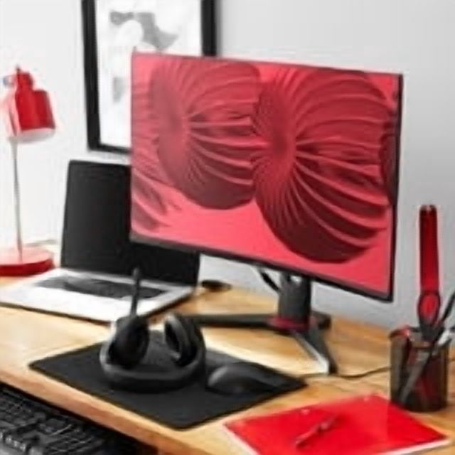 onn 24" FHD (1920 x 1080p) 240hz 1ms Gaming Monitor with HDMI and DP Cables, Black