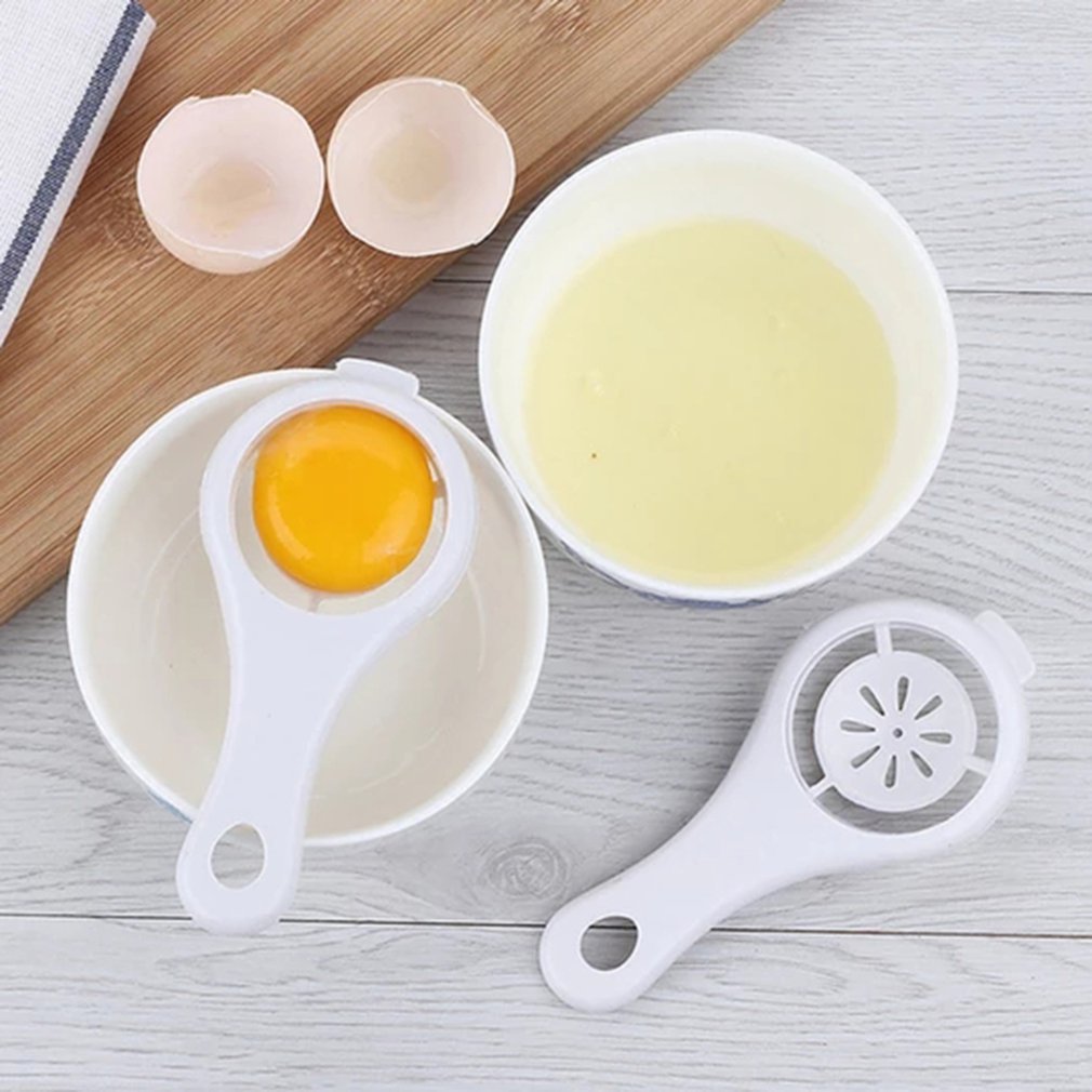 4 Séparateurs D'Œufs En Plastique - Outil Cuisine Pour Jaunes Et Blancs, Lavable Lave-Vaisselle