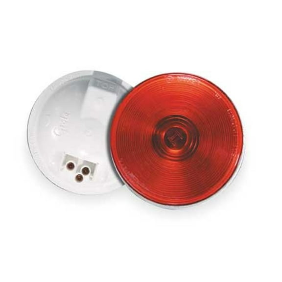 GROTE 52152 Tail Lamp,Torsion Mount,Female Pin,Red