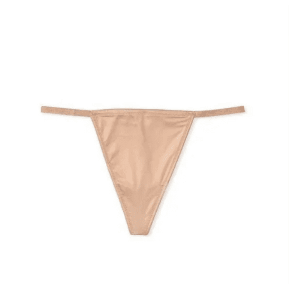 New Victoria’s Secret Very Sexy Strappy Thong Silky Smooth Satin V-String XL