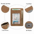 thumbnail image 4 of FALAN MULE Men Wallet Compact Slim Minimalist Front Pocket RFID Blocking Wallet for Men and Women Leather Card Holder Wallet, 4 of 9