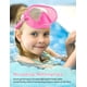 thumbnail image 4 of Gafas de natación para niños y adultos Gafas de natación con máscara nasal Máscara de snorkel Buceo, lente antivaho 180 máscara panorámica de buceo para niños pequeños y niñas, 4 of 5