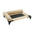 thumbnail image 2 of Cama elevada y refrescante para perros, cama portátil para mascotas, ideal para cachorros, para acampar, para interiores y exteriores. Caqui, 2 of 9
