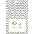 thumbnail image 2 of MyExpression.com 50 Cnt Grey Yellow Chevron Elephant Baby Thank You Cards, 2 of 3