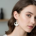 thumbnail image 2 of AUNERCART Starwars Earring, Rebel Alliance Sterling Silver Dangle Hook Drop Earrings, Handmade Earrings for Women, Silver Plated Fishhook Trendy Lightweight Jewelry Fashionable Accessories Gift, 2 of 4