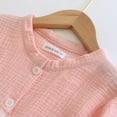 thumbnail image 5 of Xmarks Toddler Baby Boy Girl Clothes 2-Piece Cotton Outfit Long Sleeve Button Down/Up Shirt + Straight Pants Clothing Sets 3-10T, 5 of 9