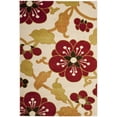 thumbnail image 3 of SAFAVIEH Newbury Kostadin Floral Area Rug, Ivory/Red, 8' x 10', 3 of 4