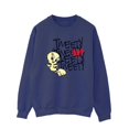 thumbnail image 1 of Looney Tunes Mens Tweety Love Heart Sweatshirt, 1 of 3