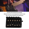 thumbnail image 2 of <p>Pont de Guitare Sans Tête à 6 Cordes Queue de Guitare Sans Tête Pont de Guitare Queue de Guitare Rouleau Selle Rouleau Sans Tête Selle Pont Sans Tête Guitare à 6 Cordes de Remplacement Guitare Sans Tête, 2 of 7