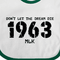 thumbnail image 4 of Inktastic Don't Let the Dream Die 1963 MLK Boys or Girls Baby Bib, 4 of 4