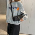 thumbnail image 4 of Bolso cruzado de Oxford, elegante y de alta gama, bolso de gimnasia para mujer, tamaño pequeño, modelo horizontal, casual, de un solo color, bolso de hombro para el trabajo, bolso tostada., 4 of 10