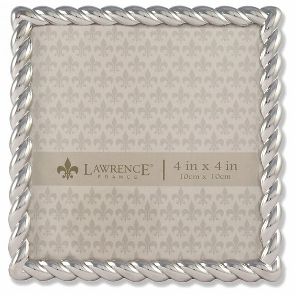 Silverplate ROPE BORDER 4x4 frame - 4x4