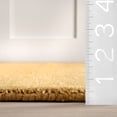 thumbnail image 2 of nuLOOM Speckled Wool-Blend Area Rug, 5' x 8', Golden Butter, 2 of 8