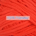 thumbnail image 5 of Uxcell Velvet Yarn Blanket Yarn 100g/3.5oz Polyester Soft Knitting Chenille Yarn Bright Red, 5 of 7
