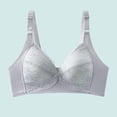 thumbnail image 4 of Nmnitkp Nursing Bras Antibacterial Fabric,Pregnant Women Do Not Sag During Pregnancy Breastfeeding Bra With Breast Pads Postpartum Nursing Bras for Breastfeeding Blue,85, 4 of 4