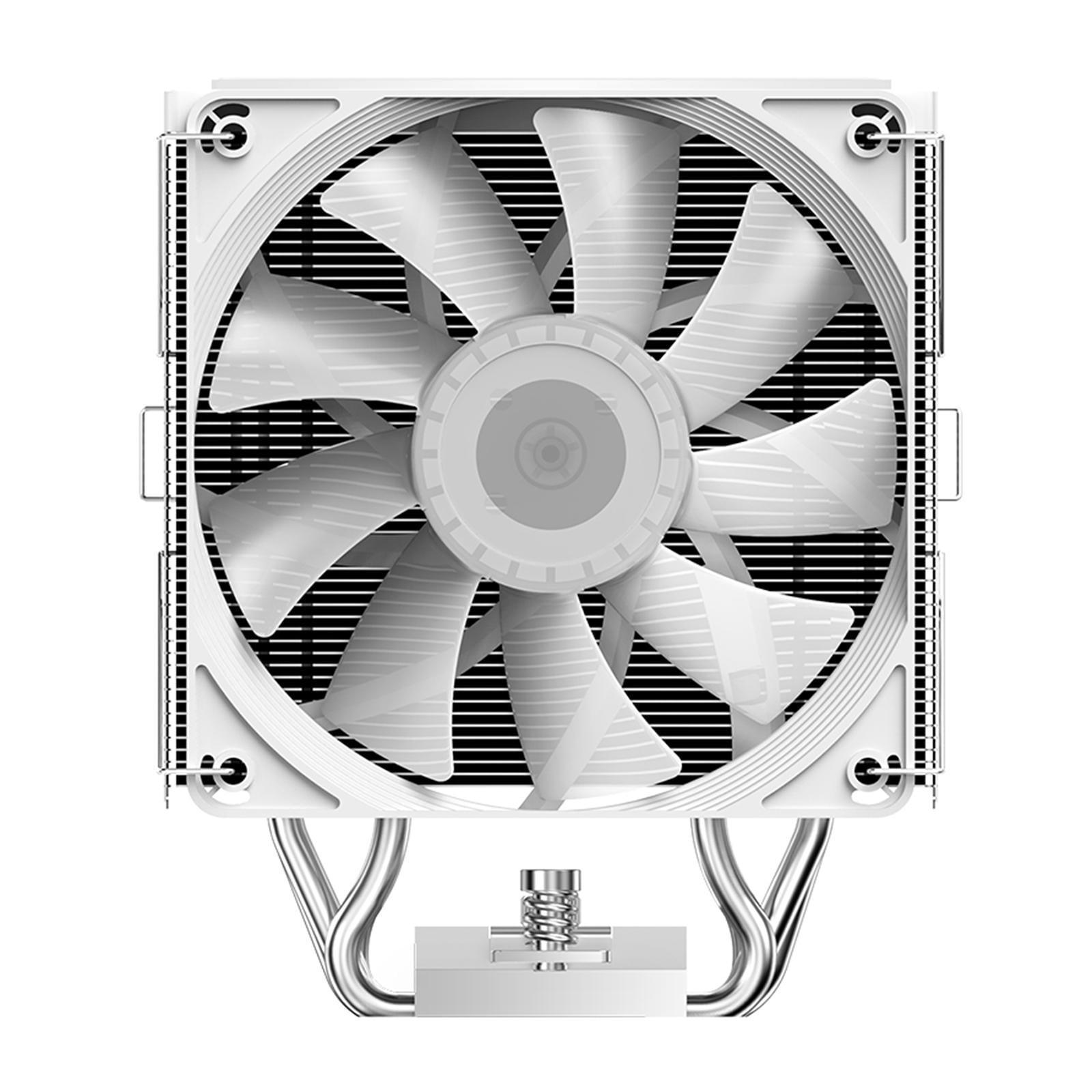 6" Square Cooling Fan with 1" Depth 12 Volt Rotary Plastic Amplifier