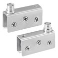 thumbnail image 1 of Ajustable Vidrio Puerta Bisagras Abrazadera, Inoxidable Acero Gabinete Pivote Bisagra Clip para 8-10mm Grosor Vidrio 52x16x26mm, 1 Par, 1 of 3