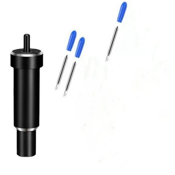 Explore Deep Cut Blade with Housing Compatible with Cricut Maker, Maker 3, Air 3, Air 2, Air, One, Explore 3（2 Blades) Black