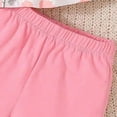 thumbnail image 4 of TOWED22 Toddler Girl Adorable 2 Piece Summer Sets Sleeveless Tank Tee and Shorts Lovely Casual Clothing(Pink,2-3 Y), 4 of 6