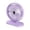 Purple, variant on 9 in Desktop Circulation Fan with 3-Fast Motion Art Style Concept Control and 90-Degree Adjustable Tilt for Bedroom Office Use