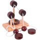 thumbnail image 3 of KAIYANG Juego de 4 piezas de rompecabezas de cuerda de madera clásico, rompecabezas de anillo, solución de cuerda, acertijo, 3 of 5