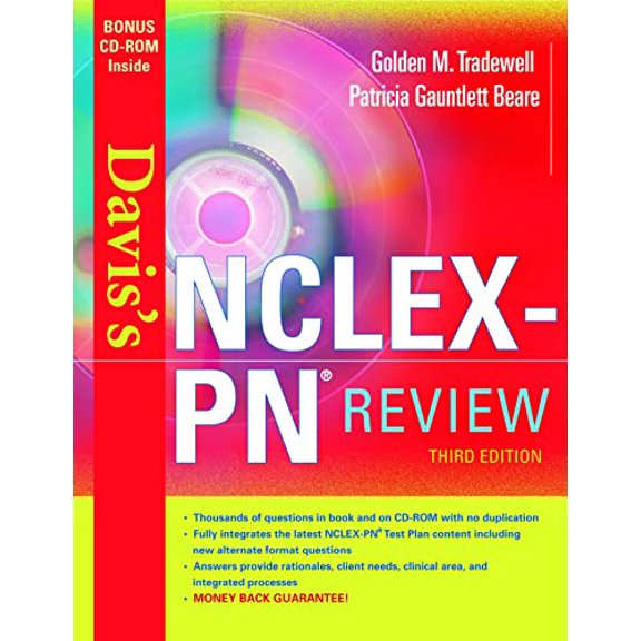 Pre-Owned Davis's Nclex-Pn? Review [With CDROM] (Paperback) 0803614594 9780803614598