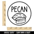 thumbnail image 2 of Pecan Text with Image Flavor Scent Rubber Stamp for Scrapbooking Crafting Stamping - Large 1-1/4 Inch, 2 of 7